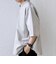 SHIPS any:〈洗濯機可能〉コットン/リネン ストライプ バンド スキッパー ハーフスリーブ シャツ 26SS◆