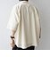 SHIPS any:〈洗濯機可能〉コットン/リネン ストライプ バンド スキッパー ハーフスリーブ シャツ 26SS◆