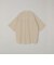 SHIPS any:〈洗濯機可能〉コットン/リネン ストライプ バンド スキッパー ハーフスリーブ シャツ 26SS◆