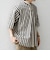 SHIPS any:〈洗濯機可能〉コットン/リネン ストライプ バンド スキッパー ハーフスリーブ シャツ 26SS◆