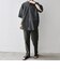 SHIPS any:〈洗濯機可能〉コットン/リネン ストライプ バンド スキッパー ハーフスリーブ シャツ 26SS◆