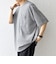 SHIPS any:〈接触冷感〉マルチ ボーダー ポケット Tシャツ◆
