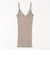 BASIC COTTON:〈洗濯機可能〉フリル リブ キャミソール