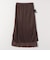 《予約》SHIPS any:〈洗濯機可能〉メッシュ ナロー スカート