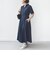 LACOSTE:〈洗濯機可能〉スキッパー ポロ マキシ ワンピース