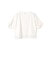 〈洗濯機可能〉袖 ツイスト デザイン シアー ドッキング TEE
