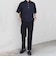 SHIPS any:〈接触冷感/ストレッチ〉360° THE CIRCLE STRETCH リネン ミックス ポロシャツ(セットアップ対応)◆