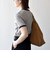 Healthknit:〈洗濯機可能〉リブ ボーダー TEE