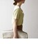 Healthknit:〈洗濯機可能〉リブ ボーダー TEE