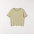 Healthknit:〈洗濯機可能〉リブ ボーダー TEE