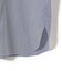 SHIPS Primary Navy Label:綿 ナイロン ストライプ ロング シャツ
