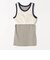 Healthknit:〈洗濯機可能〉カップ付き リブ ボーダー タンクトップ