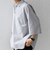 SHIPS any:〈洗濯機可能〉ボイル スキッパー ハーフスリーブ プルオーバー シャツ◆