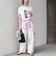 《追加予約》SHIPS Colors:〈接触冷感・UVカット〉PARIS フォト TEE◆