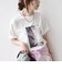 《追加予約》SHIPS Colors:〈接触冷感・UVカット〉PARIS フォト TEE◆