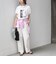 《追加予約》SHIPS Colors:〈接触冷感・UVカット〉PARIS フォト TEE◆