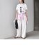 《追加予約》SHIPS Colors:〈接触冷感・UVカット〉PARIS フォト TEE◆