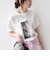 《一部追加予約》SHIPS Colors:〈接触冷感・UVカット〉PARIS フォト TEE◇