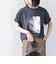 《追加予約》SHIPS Colors:〈接触冷感・UVカット〉PARIS フォト TEE◆