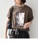 《一部追加予約》SHIPS Colors:〈接触冷感・UVカット〉PARIS フォト TEE◇