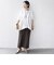 《予約》【WEB限定】〈手洗い可能〉ランダム ギャザー ドッキング TEE
