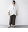 《予約》【WEB限定】〈手洗い可能〉ランダム ギャザー ドッキング TEE