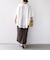 《予約》【WEB限定】〈手洗い可能〉ランダム ギャザー ドッキング TEE