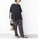《予約》【WEB限定】〈手洗い可能〉ランダム ギャザー ドッキング TEE