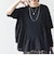 《予約》【WEB限定】〈手洗い可能〉ランダム ギャザー ドッキング TEE
