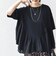 《予約》【WEB限定】〈手洗い可能〉ランダム ギャザー ドッキング TEE