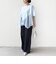 《予約》【WEB限定】〈手洗い可能〉ランダム ギャザー ドッキング TEE