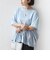 《予約》【WEB限定】〈手洗い可能〉ランダム ギャザー ドッキング TEE
