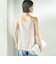 《予約》TICCA:〈手洗い可能〉リネン キャミソール ベスト