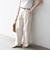 《予約》SHIPS any:〈洗濯機可能〉コットン 2タック コクーン ワイド パンツ