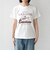 《予約》SHIPS Colors:〈洗濯機可能〉フロッキー コンビ プリント TEE◆