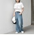 《予約》SHIPS Colors:〈洗濯機可能〉フロッキー コンビ プリント TEE◆