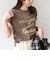 《予約》SHIPS Colors:〈洗濯機可能〉フロッキー コンビ プリント TEE◆