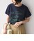 SHIPS Colors:〈洗濯機可能〉フロッキー コンビ プリント TEE◇