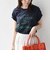 SHIPS Colors:〈洗濯機可能〉フロッキー コンビ プリント TEE◇