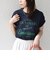 SHIPS Colors:〈洗濯機可能〉フロッキー コンビ プリント TEE◇