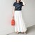 SHIPS Colors:〈洗濯機可能〉フロッキー コンビ プリント TEE◇