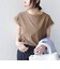 《予約》SHIPS Colors:〈接触冷感・手洗い可能〉クール タッチ シアー コンビ TEE◆