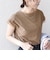 《予約》SHIPS Colors:〈接触冷感・手洗い可能〉クール タッチ シアー コンビ TEE◆