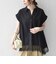 《予約》SHIPS Colors:〈手洗い可能〉ヘム レース スキッパー ブラウス◆