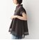 《予約》SHIPS Colors:〈手洗い可能〉ヘム レース スキッパー ブラウス◆