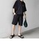 【WEB限定】SHIPS any:〈吸水速乾/UVカット〉ドライタッチ ヘンリーネック Tシャツ＋イージーショーツ＋パッカブルバッグ 3点セット◆