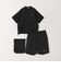 【WEB限定】SHIPS any:〈吸水速乾/UVカット〉ドライタッチ ヘンリーネック Tシャツ＋イージーショーツ＋パッカブルバッグ 3点セット◆