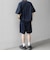 【WEB限定】SHIPS any:〈吸水速乾/UVカット〉ドライタッチ ヘンリーネック Tシャツ＋イージーショーツ＋パッカブルバッグ 3点セット◆