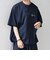 【WEB限定】SHIPS any:〈吸水速乾/UVカット〉ドライタッチ ヘンリーネック Tシャツ＋イージーショーツ＋パッカブルバッグ 3点セット◆