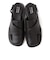 《予約》【SHIPS any別注】ALL BLACK:  バック ストラップ サンダル